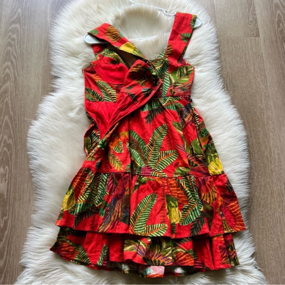 FARM Rio Red Tropical Mini Dress - Picture 8 of 11